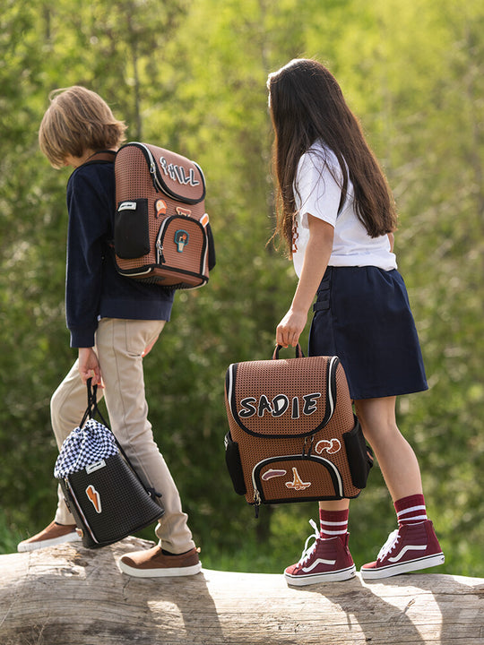 Student Backpack Dark Brown