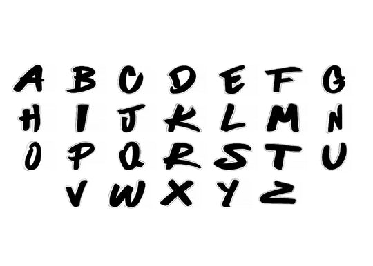 Nimix Alphabets Black