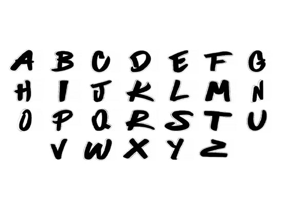 Nimix Alphabets Black